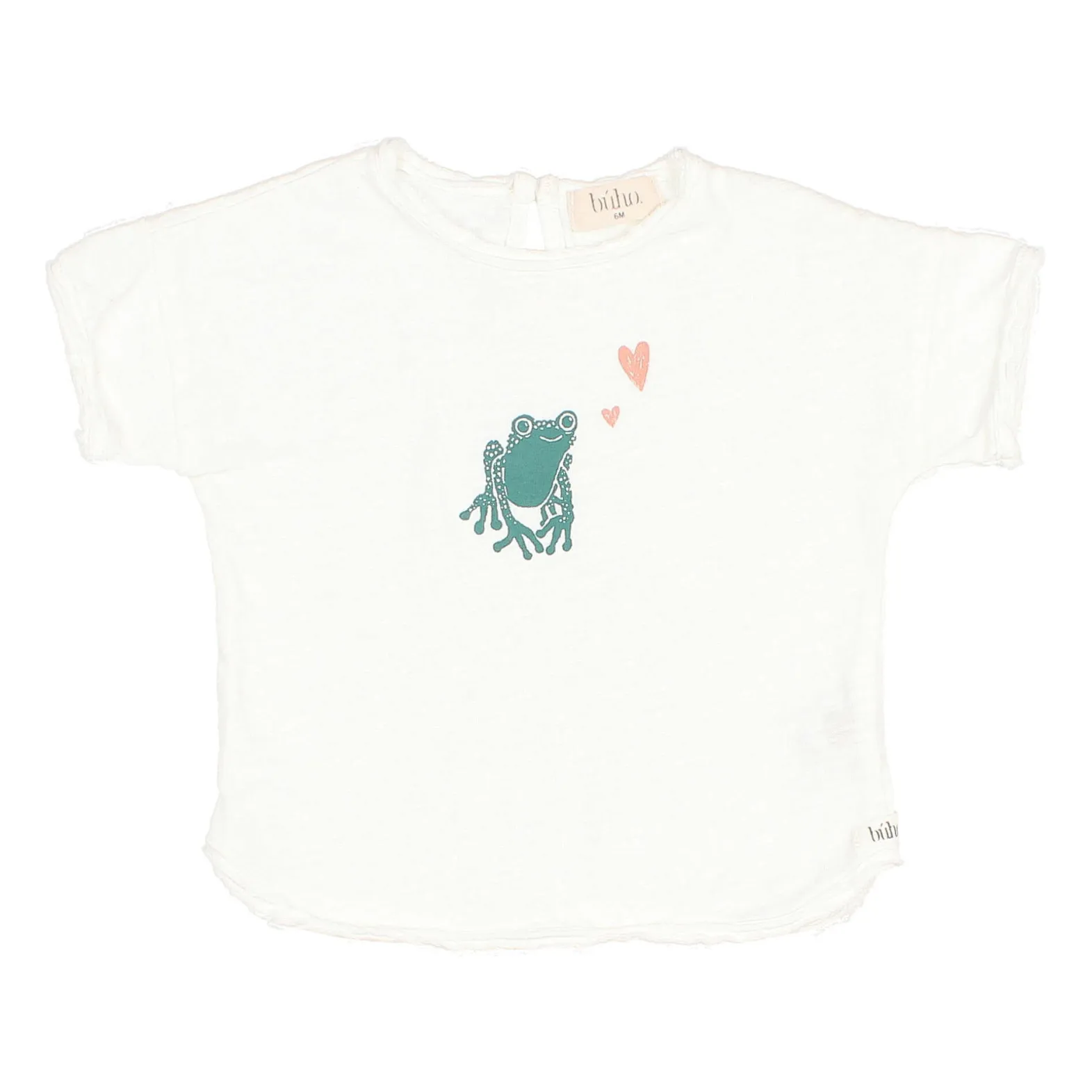 Búho White Baby Frog T-Shirt