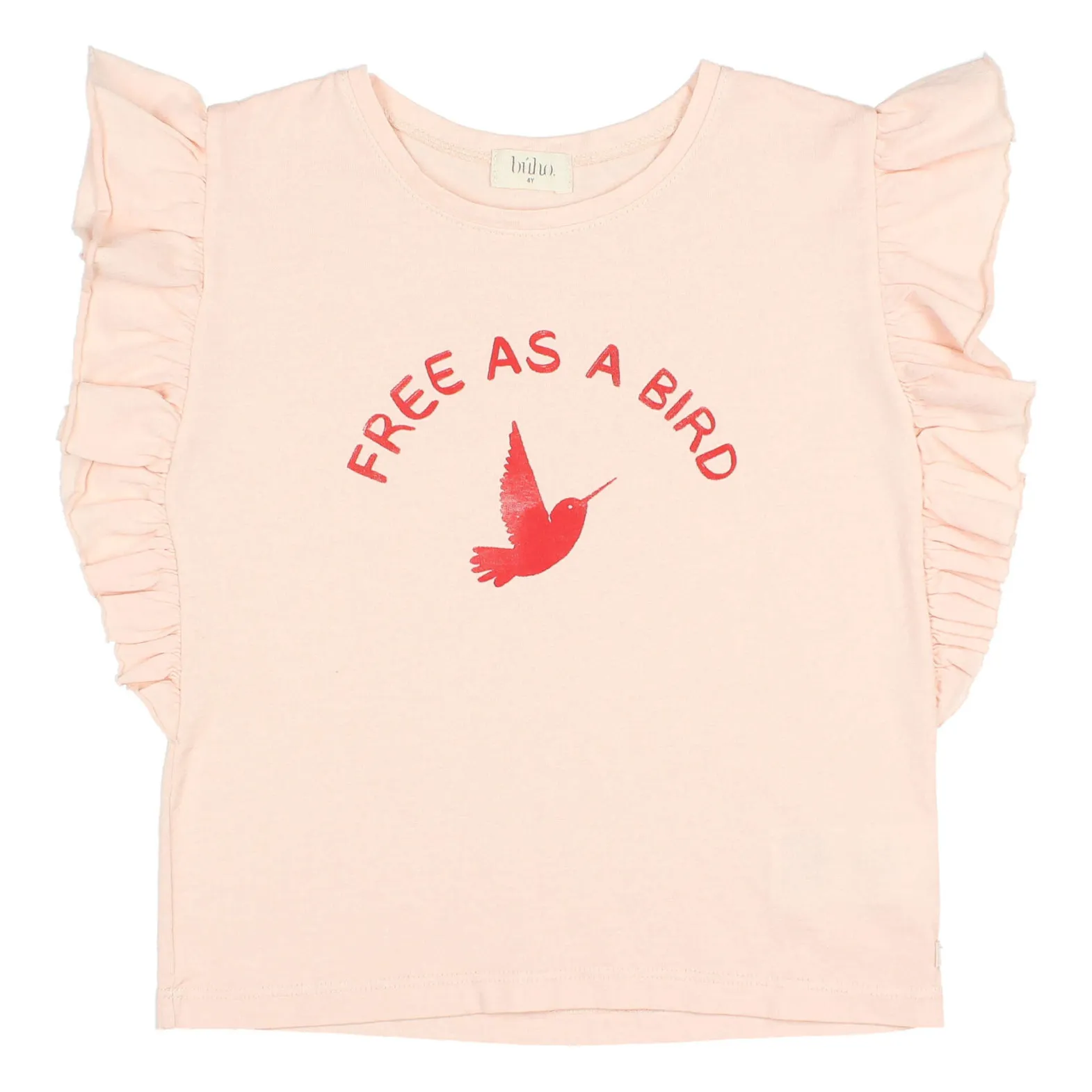 Búho Pale Pink Free Volants T-Shirt