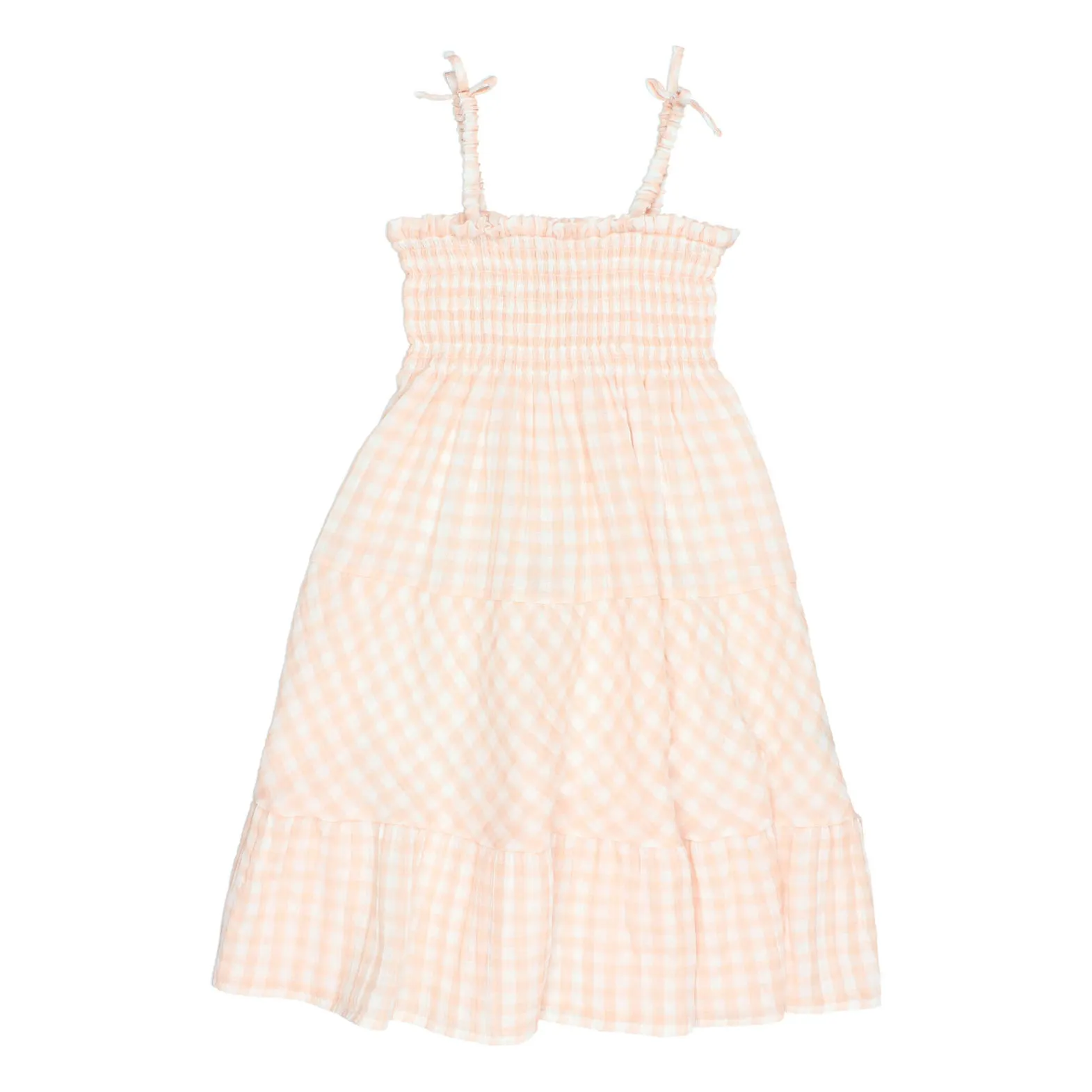 Búho - Robe Longue Fille - Saumon - Coton - 4 ans