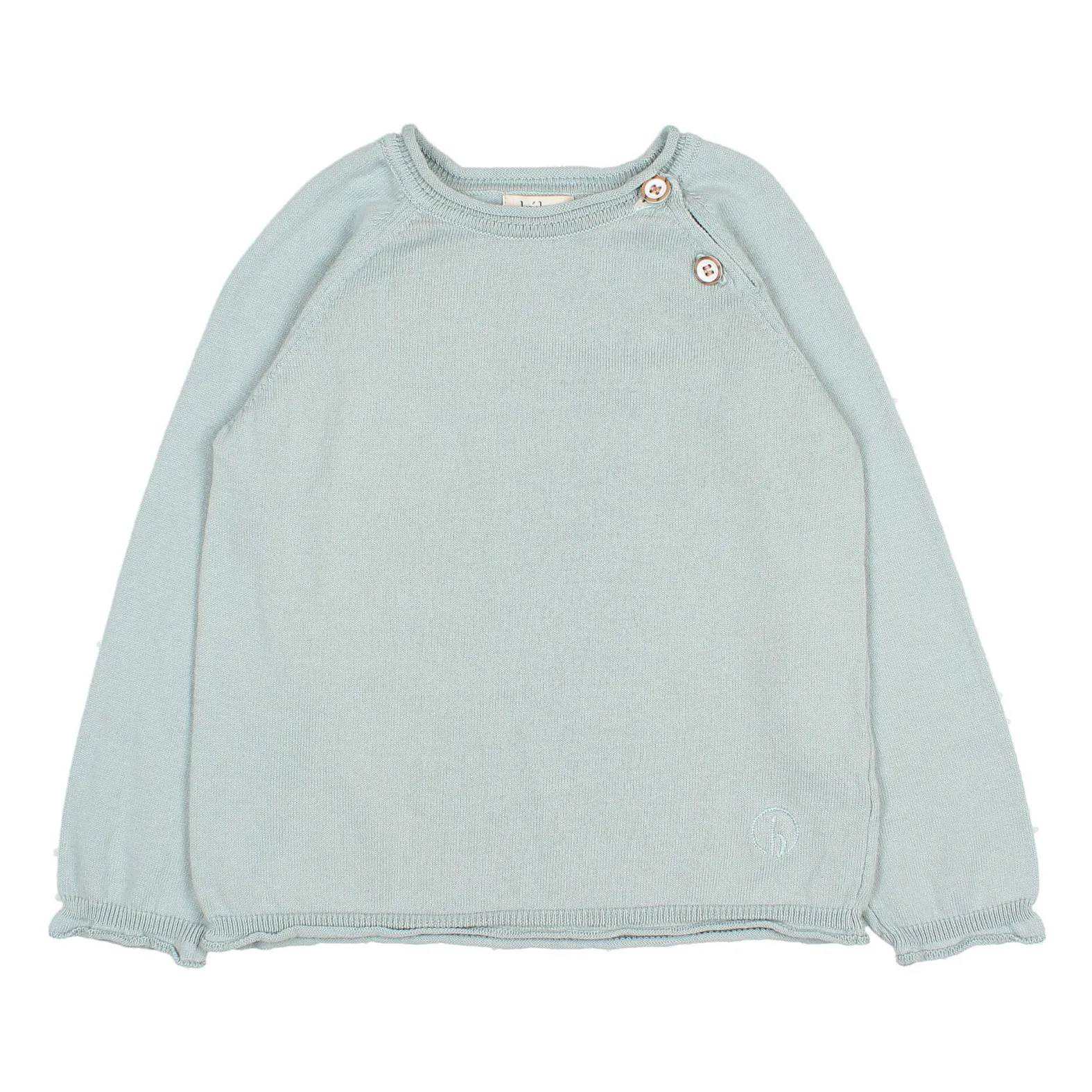 Búho Light Blue Organic Cotton Jumper