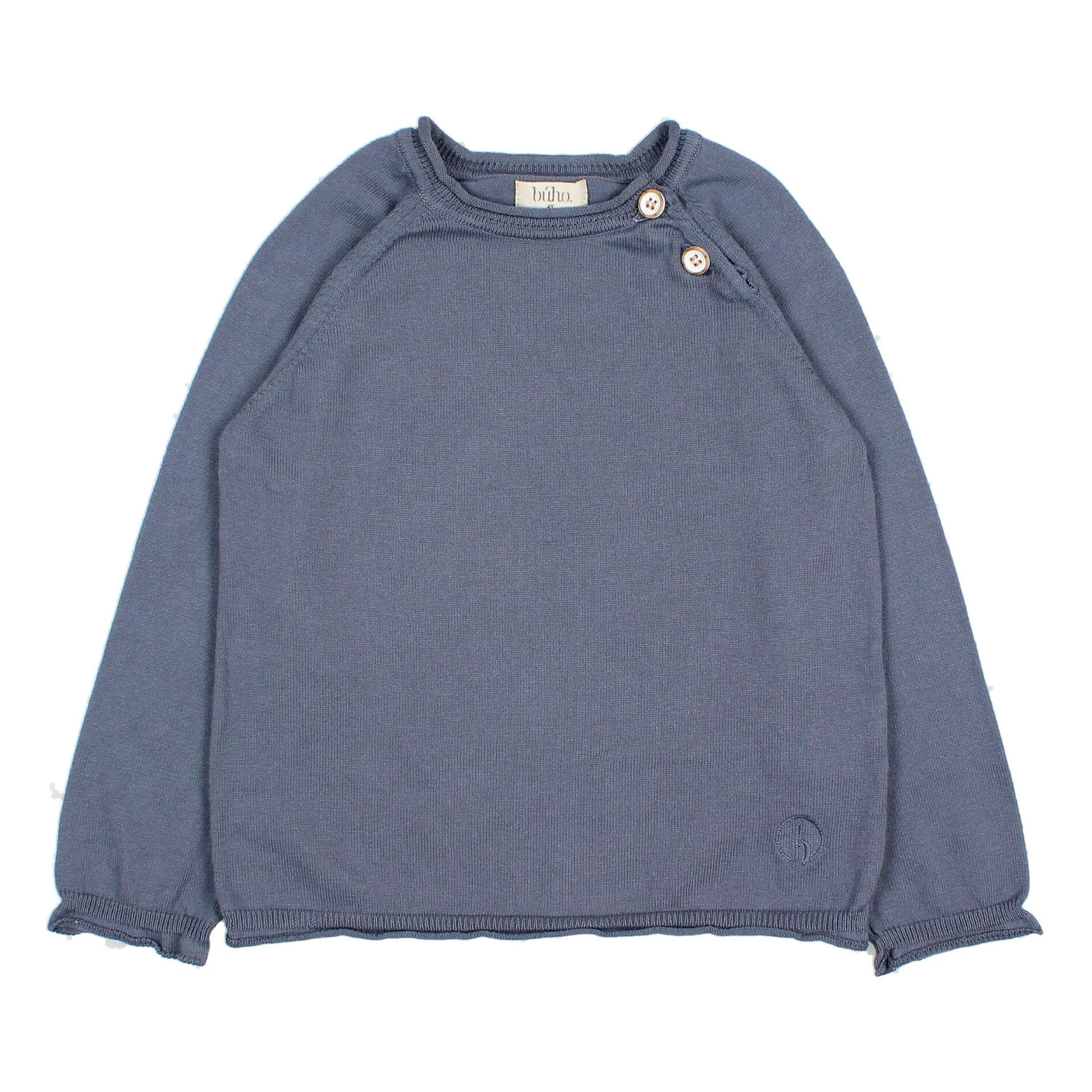 Búho Navy Blue Organic Cotton Jumper