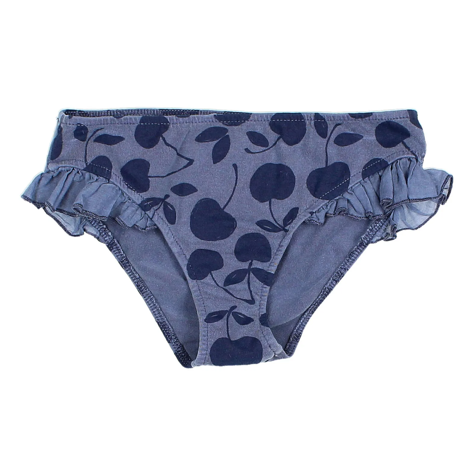 Búho - Culotte de Bain Fille - Bleu - Coton Biologique - 2 ans