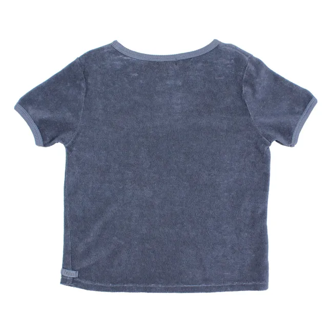 Maglietta con spugna a forma di cavalluccio marino | Blu marino