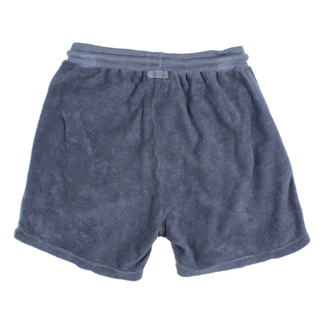 Shorts in spugna Uni | Blu marino