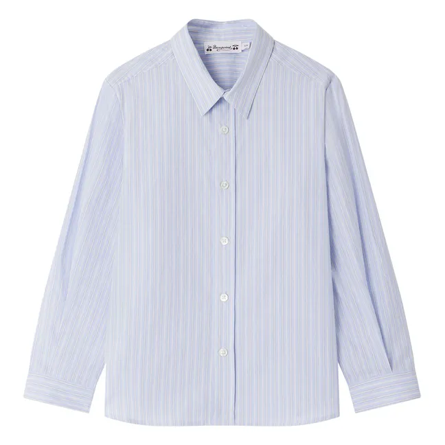Tangui Striped Shirt | Light blue