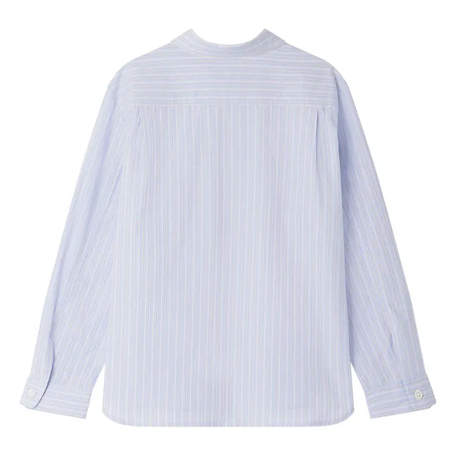 Tangui Striped Shirt | Light blue