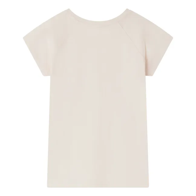 T-Shirt Brodé Asmae | Rose pâle