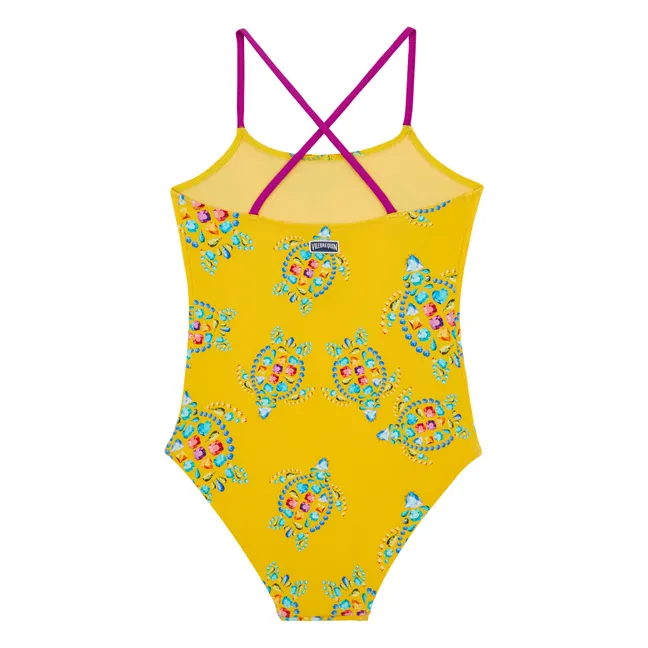 Gim Turtle 1-Piece Swimsuit | Yellow