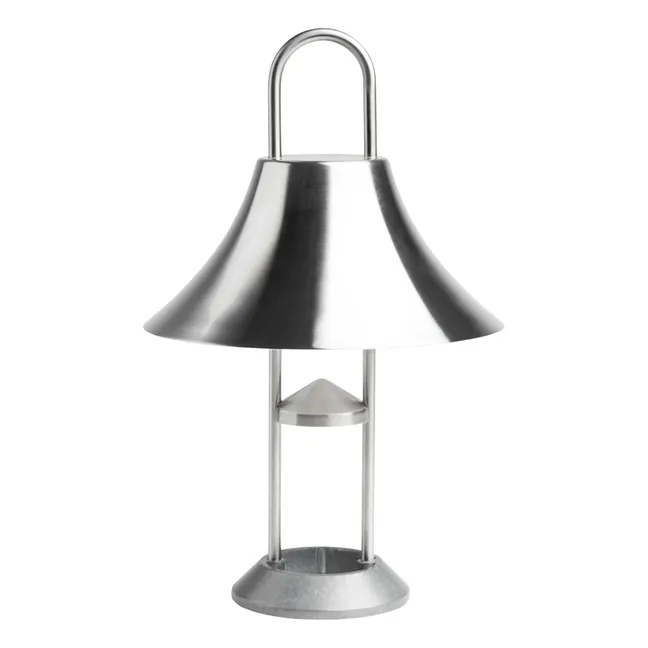 Lampada da tavolo portatile Mousqueton - Inga Sempé   | Steel