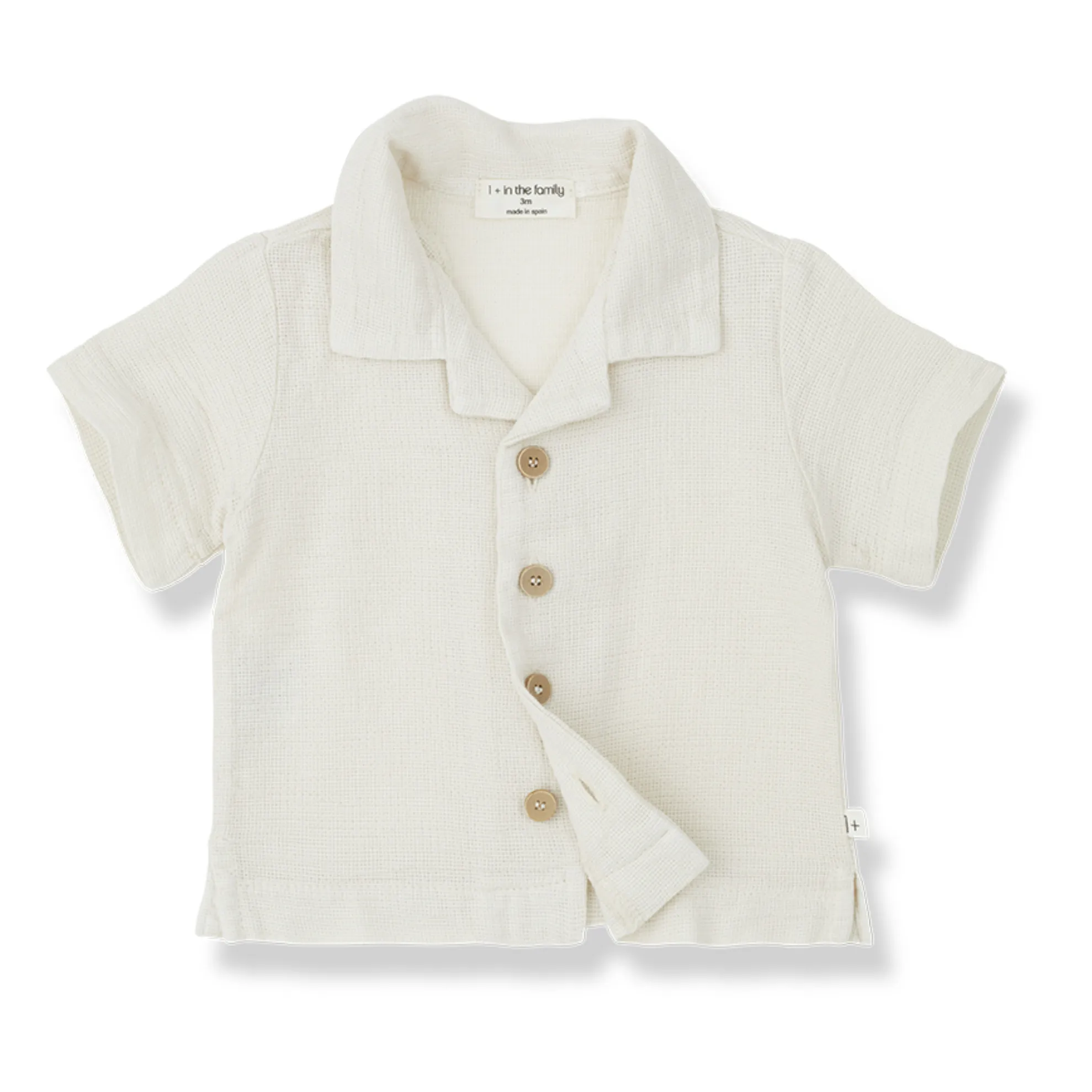 1+ In The Family Ecru David Shirt