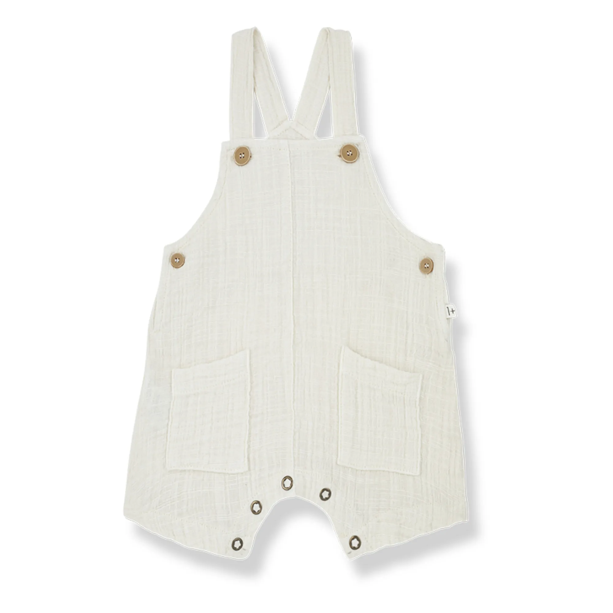 1+ In The Family Ecru Giulio Dungarees