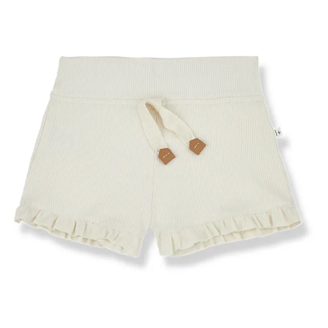 Pantalones cortos de canalé Maixa | Crudo