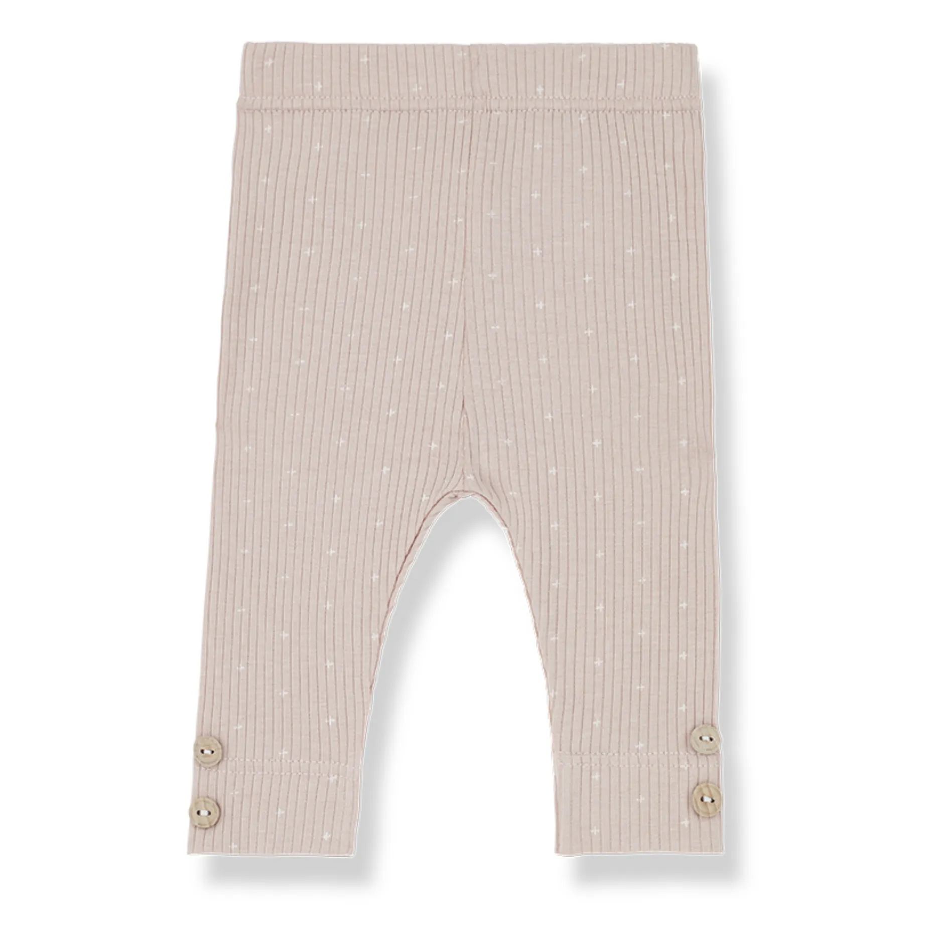 1+ In The Family Pale Pink Donna Ribbed Legging