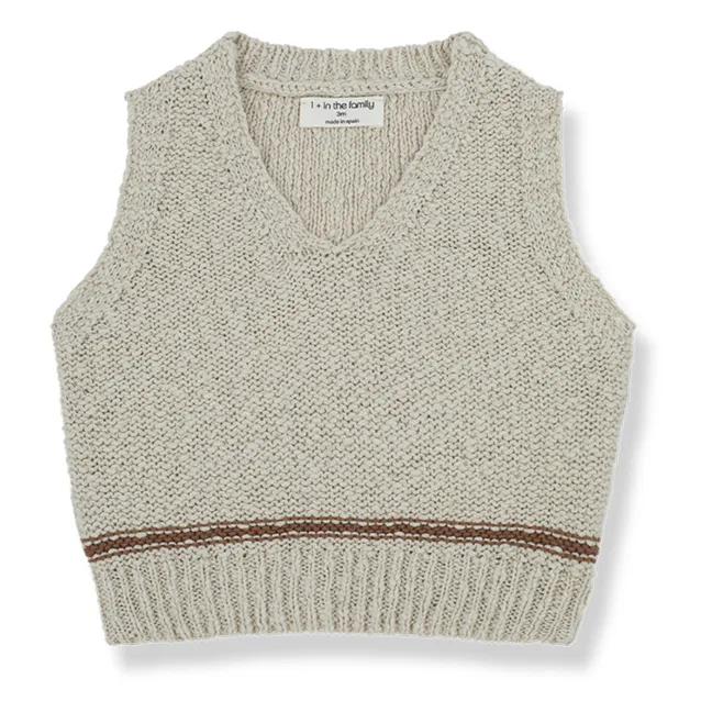 Favio Sleeveless Sweater | Oatmeal