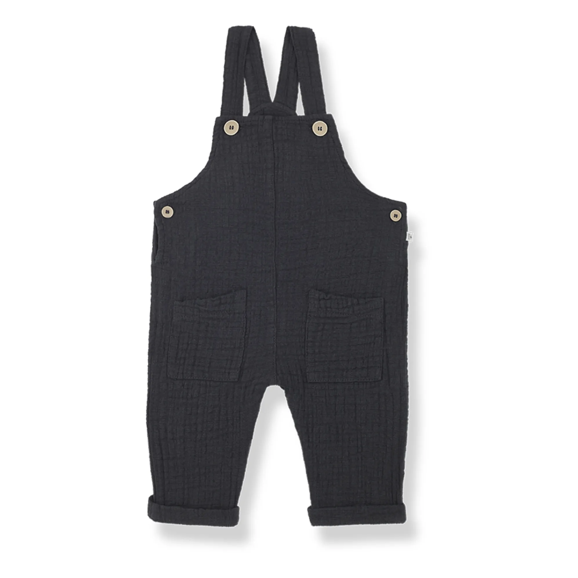 1+ In The Family Charcoal Grey Arnaldo Overalls
