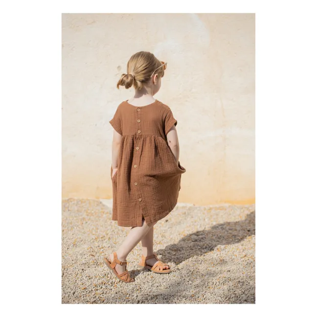 Kleid Alberta | Schokoladenbraun