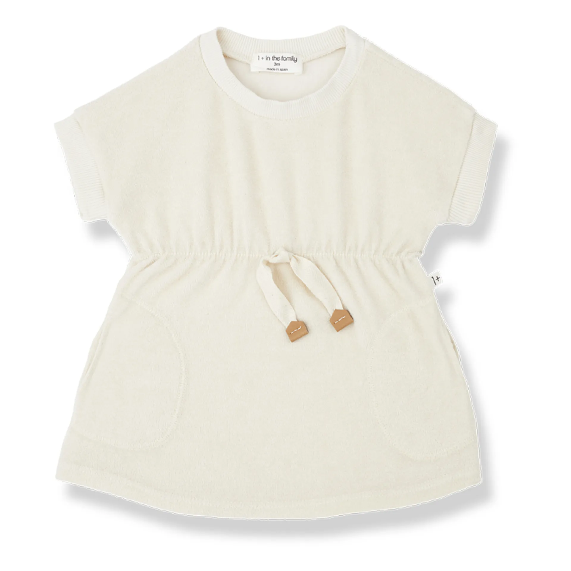 1+ In The Family Ecru Vittoria Terry Dress