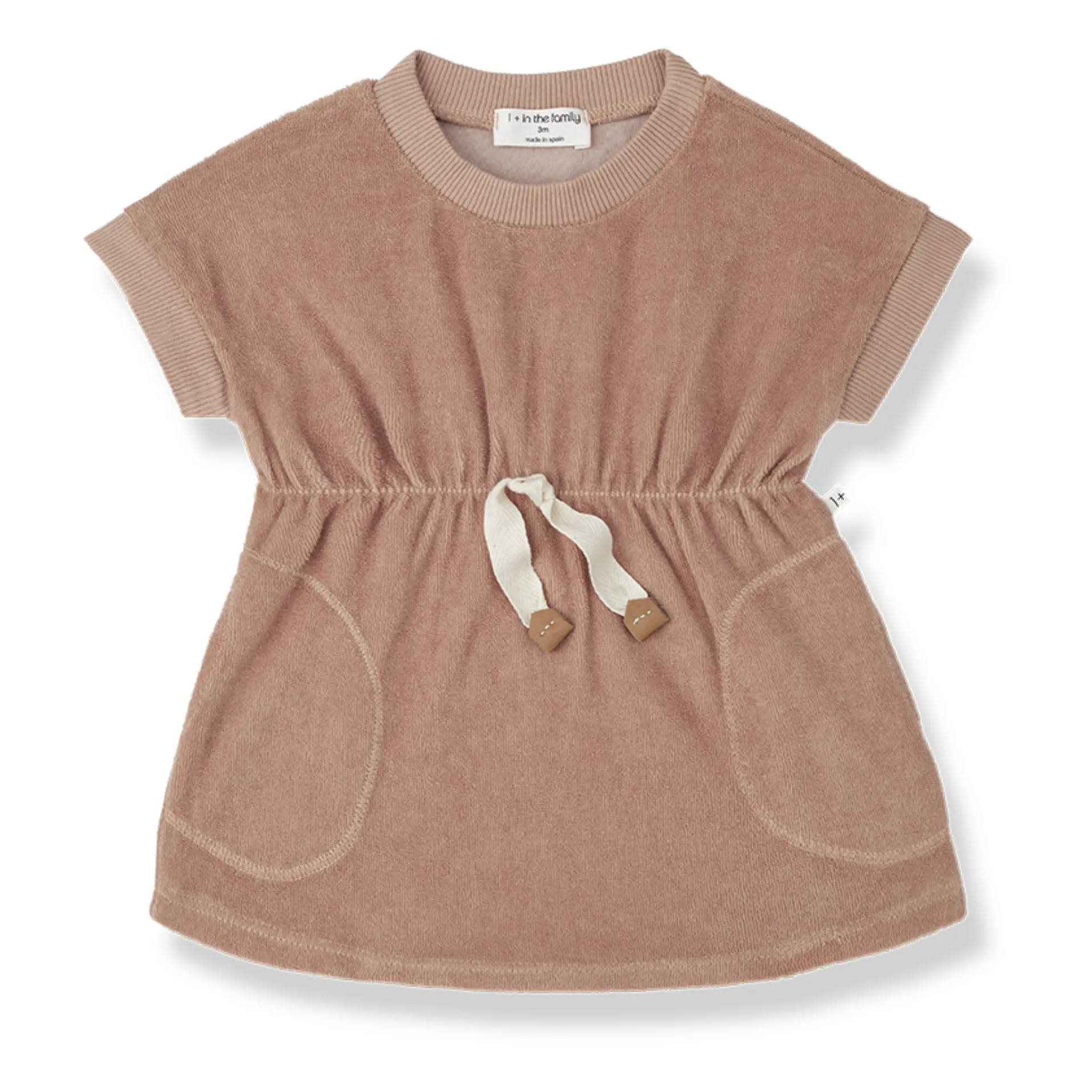 1+ In The Family Chocolate Vittoria Terry Dress