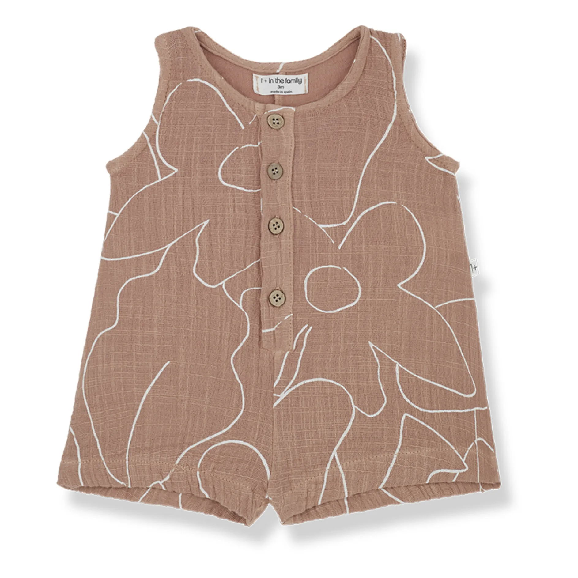 1+ In The Family Apricot Viviana Fleurie Playsuit