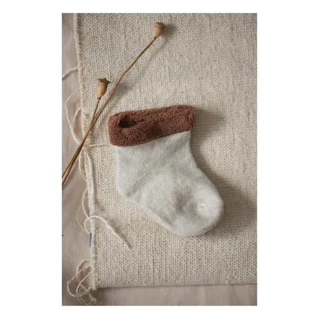 Calvino Socken | Schokoladenbraun