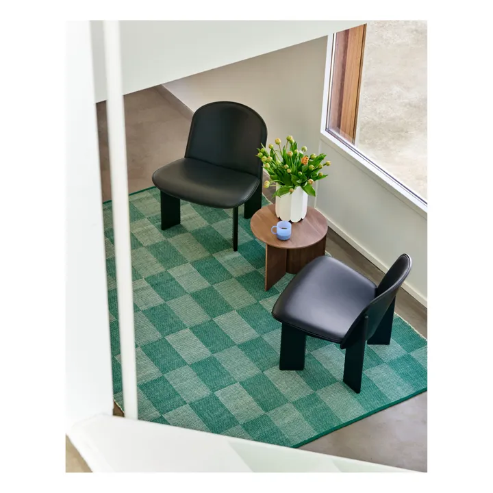 Table d'appoint Slit ronde en bois | Noyer- Image produit n°1