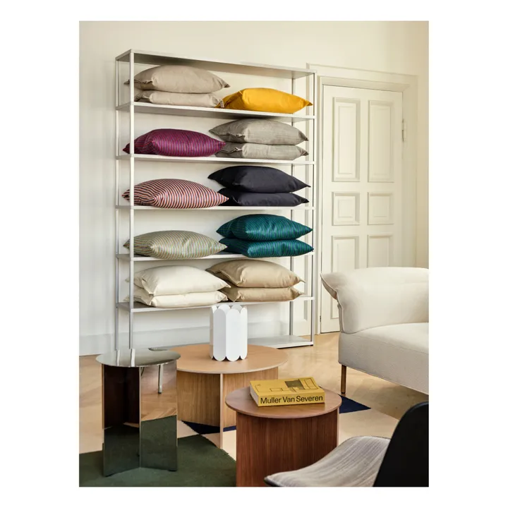 Table d'appoint Slit ronde en bois | Noyer- Image produit n°2