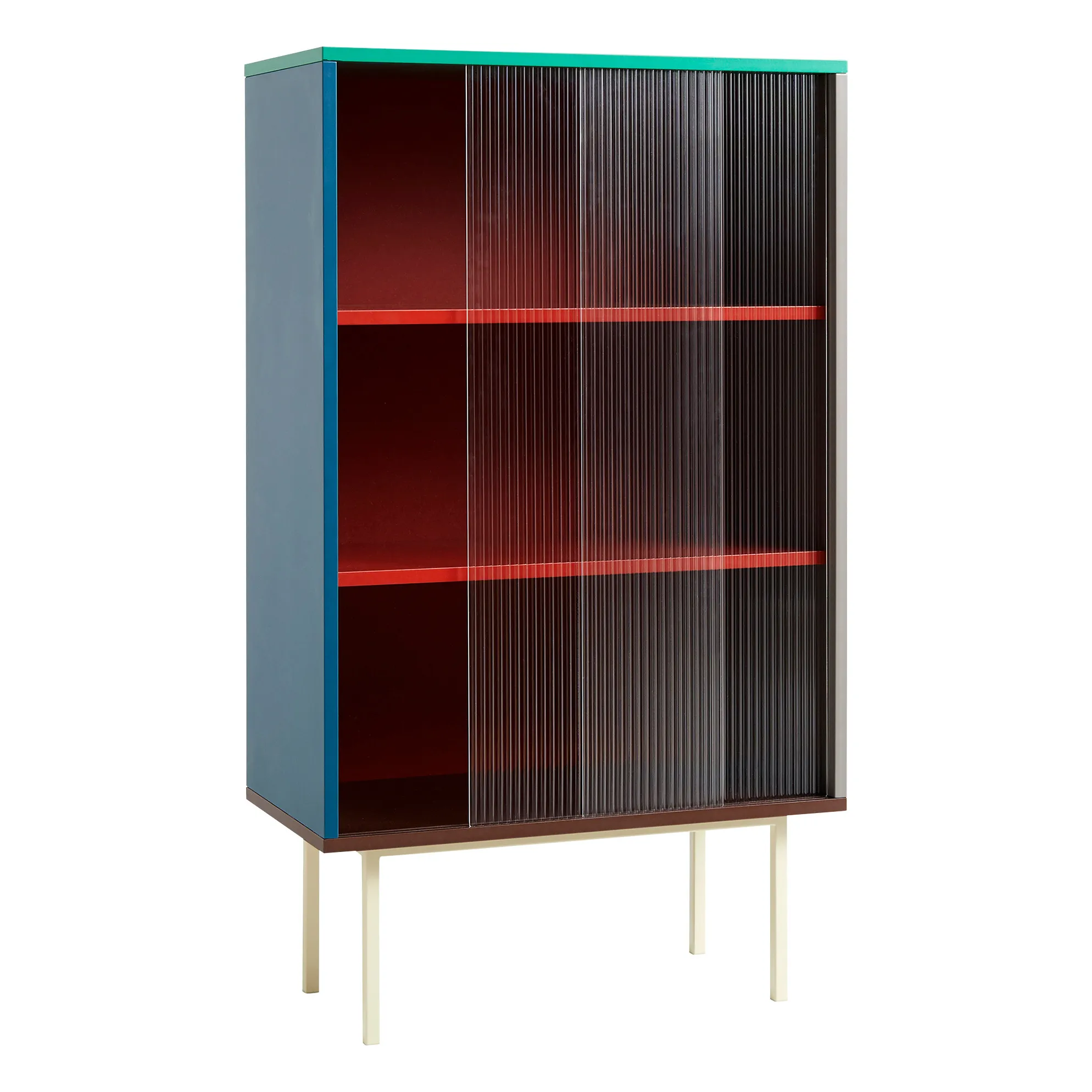 Hay Multicoloured Colour Sideboard In Stained Mdf - Muller Van Severen