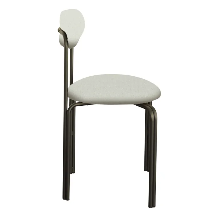 Chaise Lise, assise en bouclette | Crème- Image produit n°1