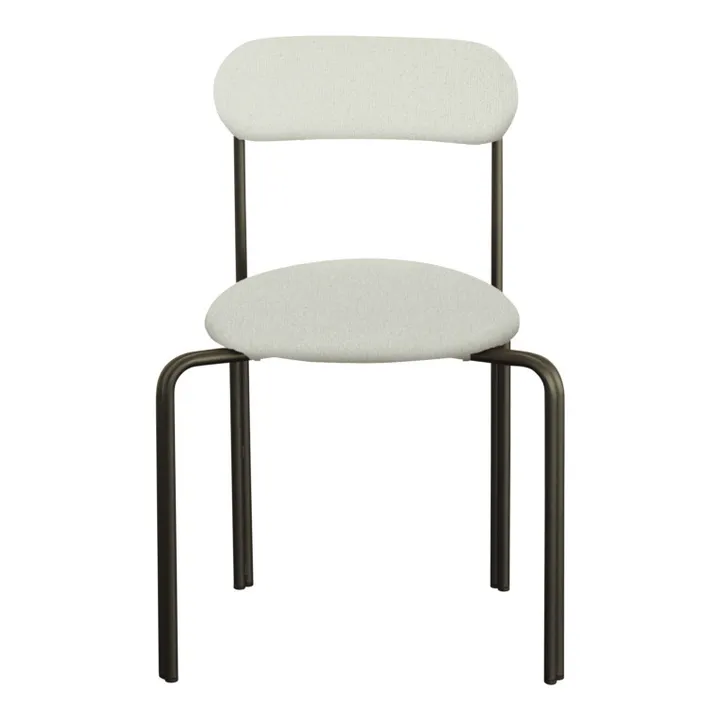 Chaise Lise, assise en bouclette | Crème- Image produit n°0