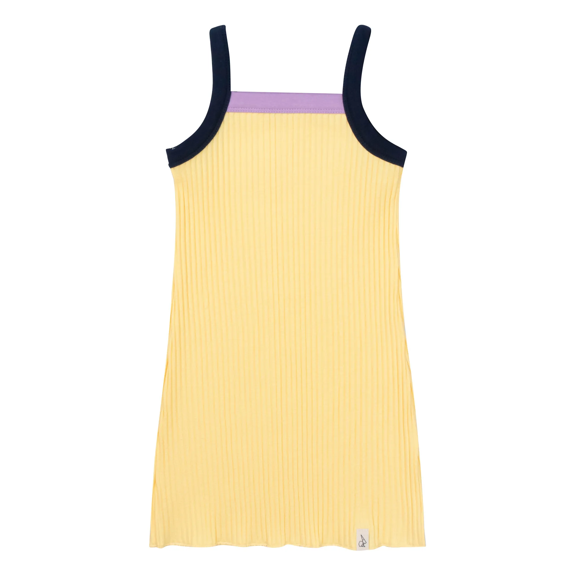 Bonnie & The Gang Yellow Solene Organic Cotton Dress