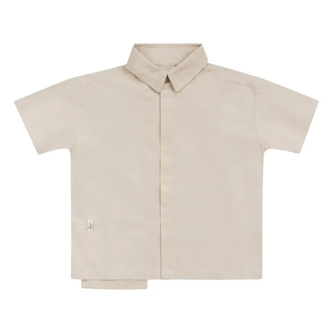Lux organic cotton shirt | Beige