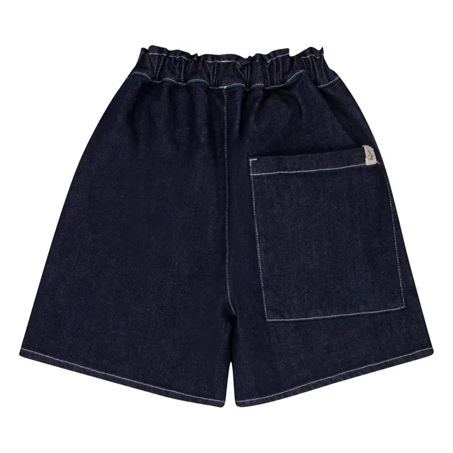 Leo Organic Cotton Denim Shorts | Black