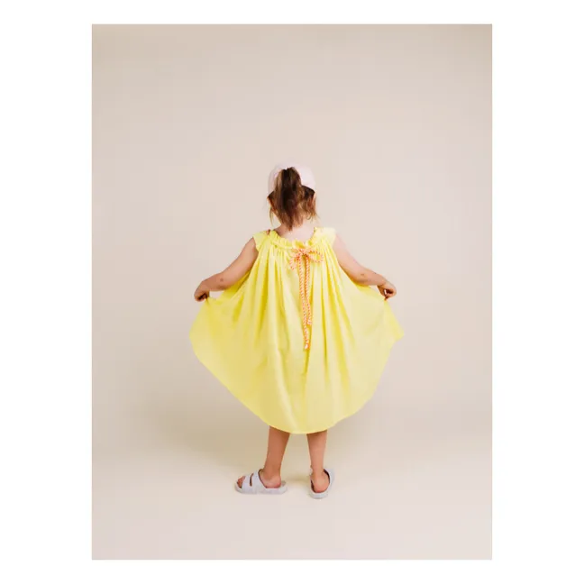 Kleid Dottie Bio-Baumwolle | Gelb