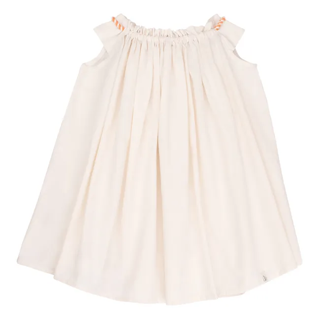 Dottie organic cotton dress | Beige pink