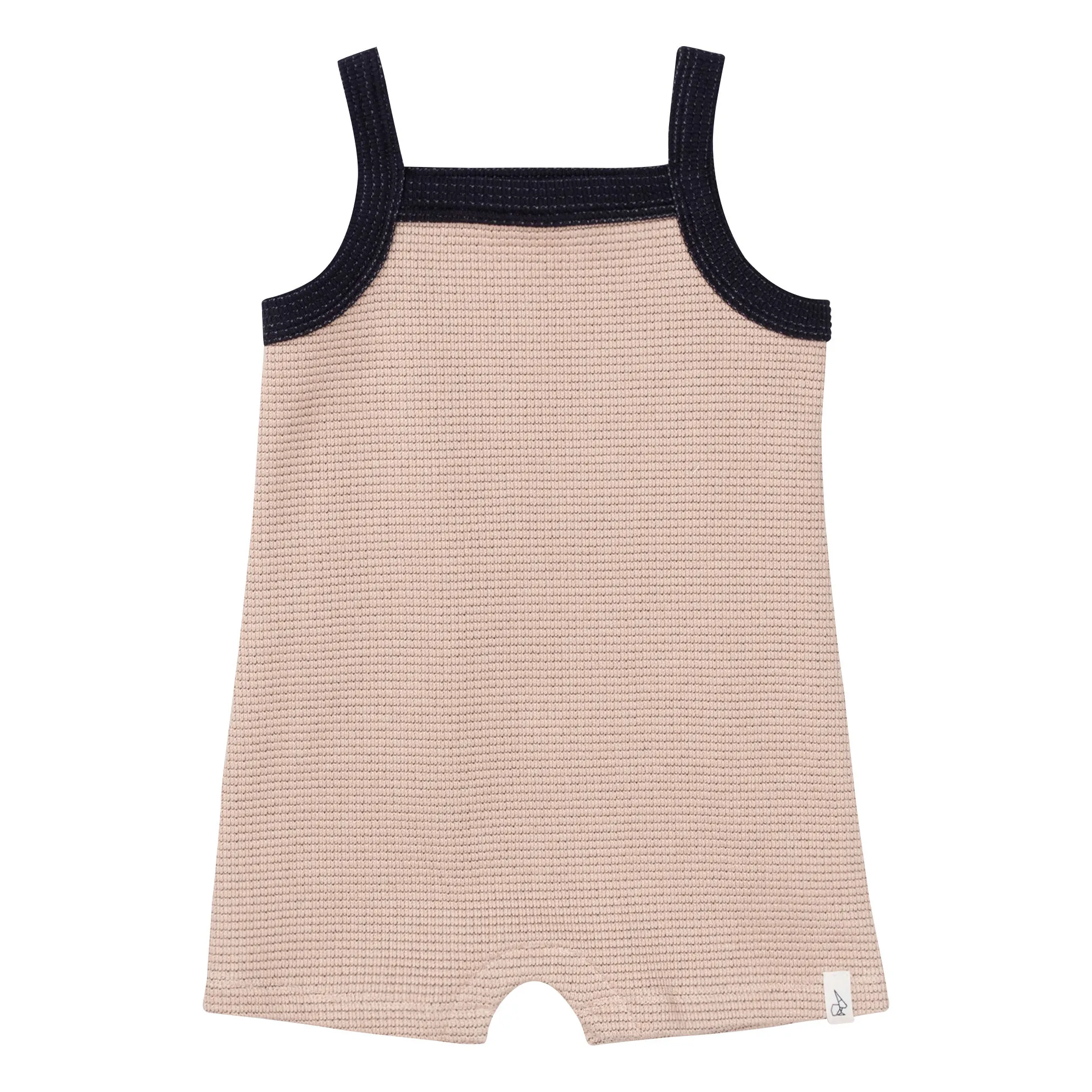 Bonnie & The Gang Beige Bear Organic Cotton Playsuit