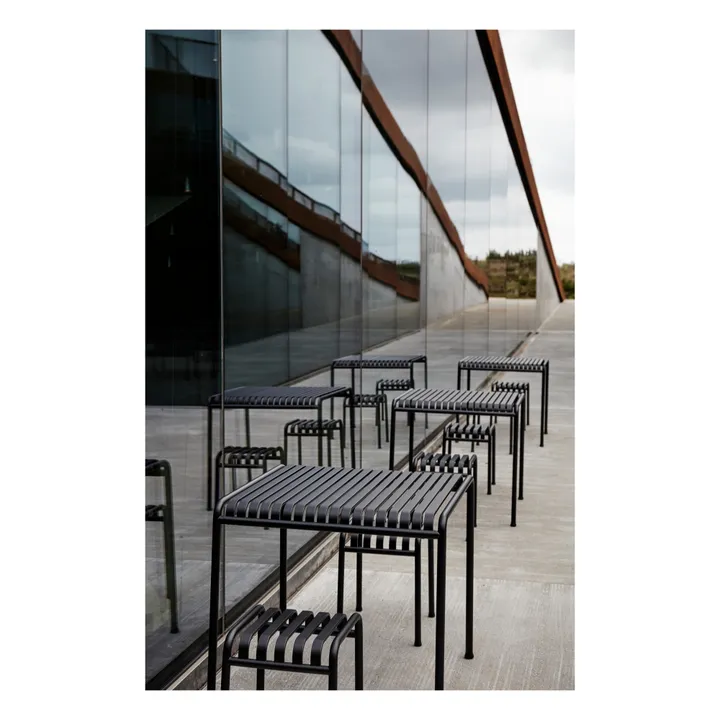 Palissade Table Designed by Ronan and Erwan Bouroullec - 82.5 x 90 cm | Charcoal grey- Product image n°1