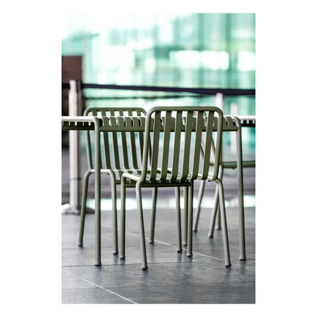 Palissade Table Designed by Ronan and Erwan Bouroullec - 82.5 x 90 cm | Olive green