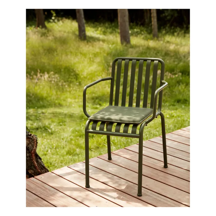 Sedia con braccioli R&E Bouroullec  | Verde oliva- Immagine del prodotto n°2