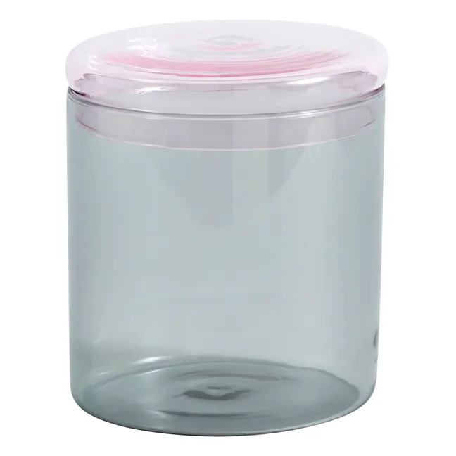 Borosilicate Storage Jar | Light grey