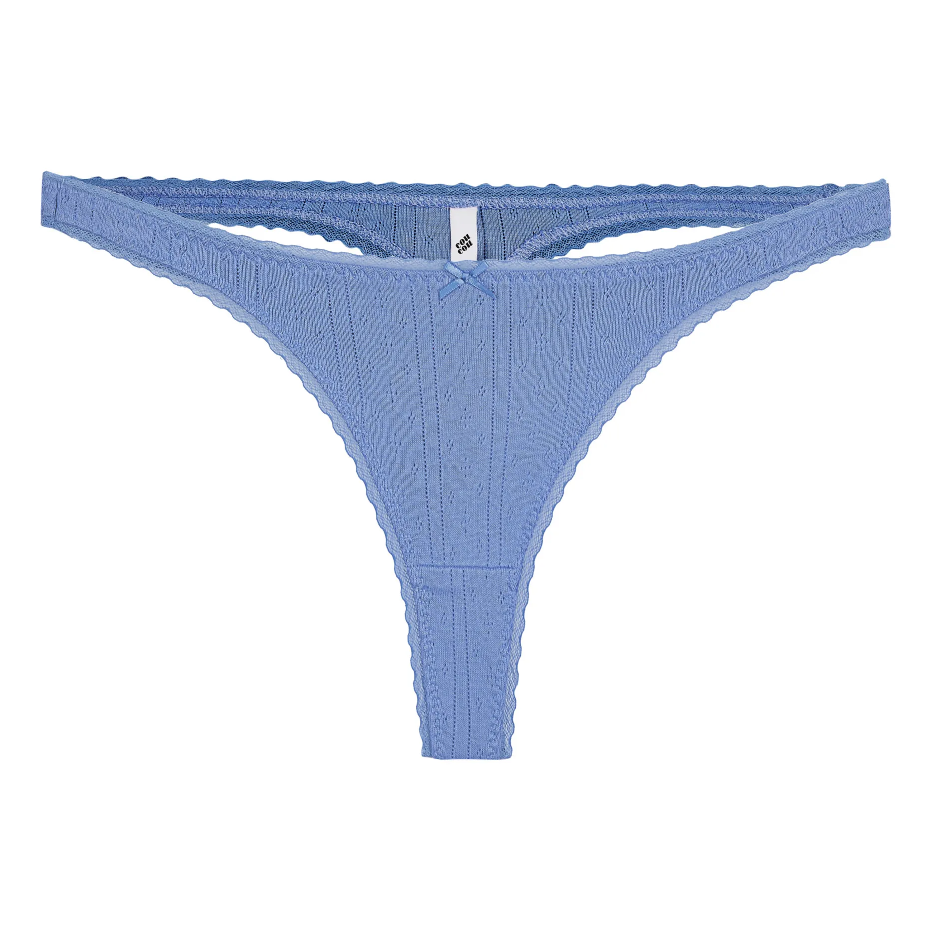 Jupe En Coton Bio Blanc Pointelle - Marque Cou Cou Intimates - Taille XXL - Neuf