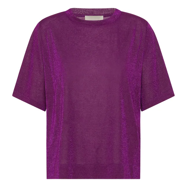 T-Shirt Iora Metallic | Violett