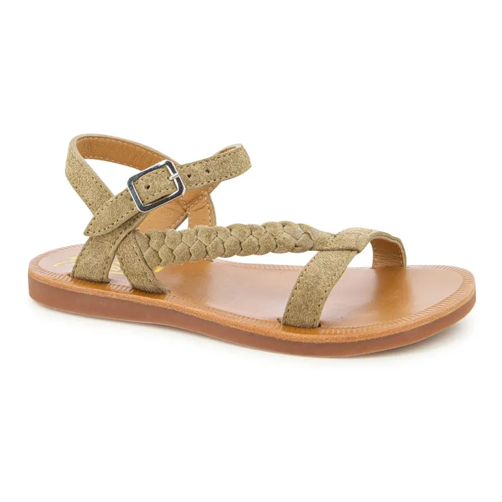 Sandalen Plagette Antik | Braun- Produktbild Nr. 1