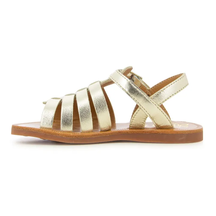 Sandalen Plagette Strap | Gold- Produktbild Nr. 2