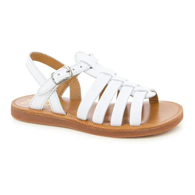 Sandales Plagette Strap | Blanc