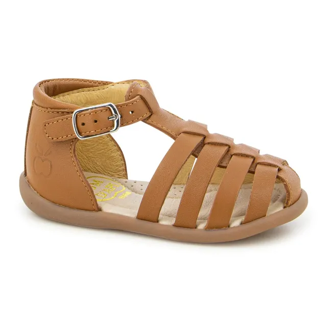 Sandalias Stand Up Strap | Camel
