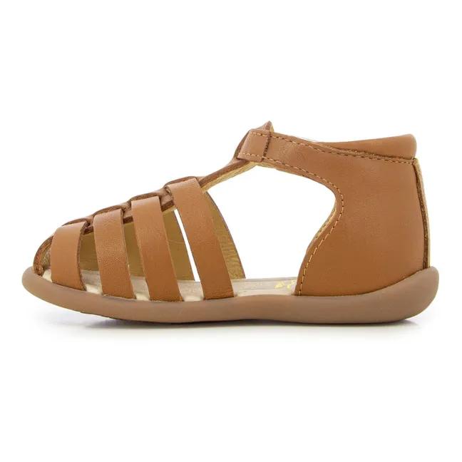 Sandalias Stand Up Strap | Camel