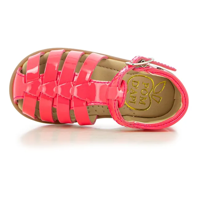 Stand Up Strap Sandals | Pink