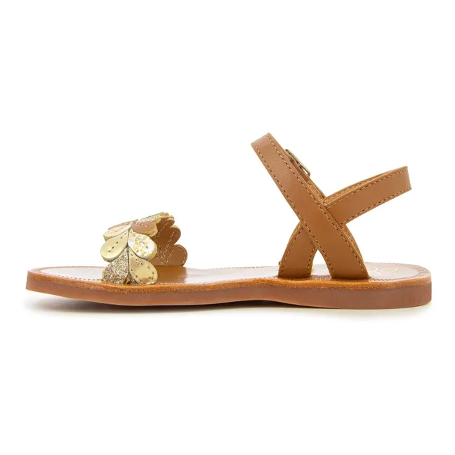 Plagette Ferns sandals | Camel