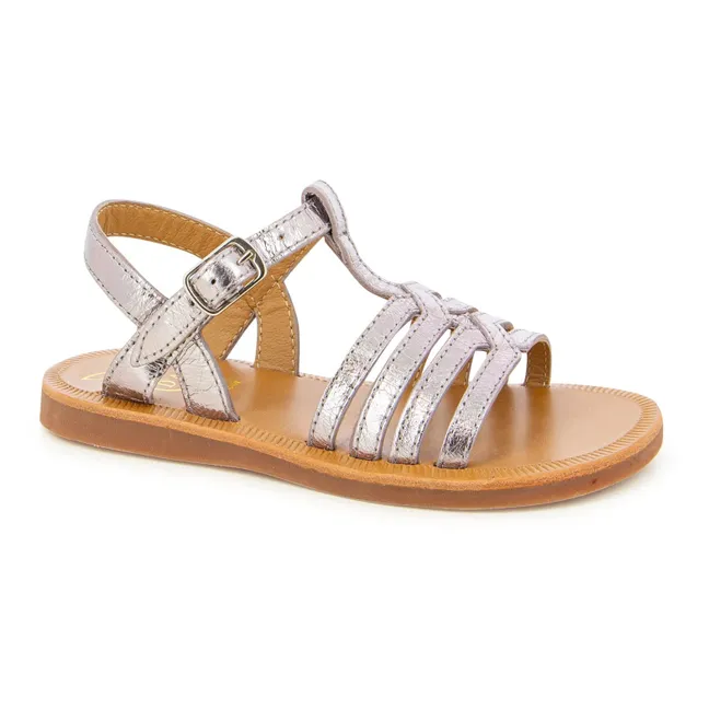 Plagette New Salome sandals | Silver