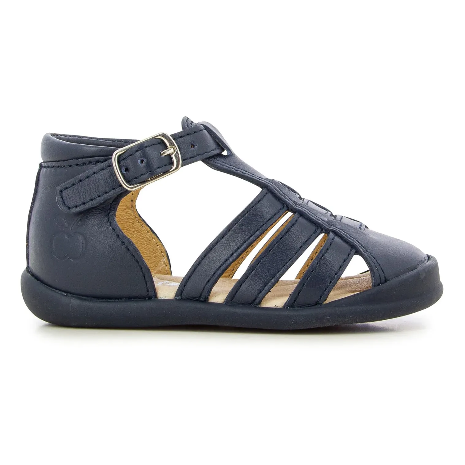 Pom D'api Navy Blue Flex Up Achilles Sandals
